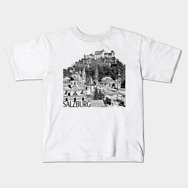 Salzburg Kids T-Shirt by TravelTs